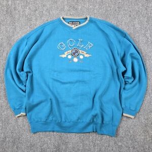 Great American Lakes Timbers Cotton Sweatshirt Blue Gray XXL Golf